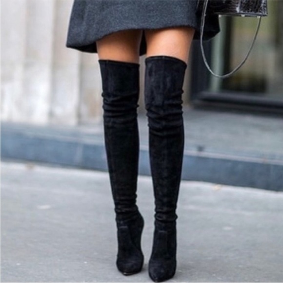 Sam Edelman Amber Over The Knee Suede Boots - Picture 4 of 5